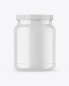 Glossy Protein Jar Mockup Glossy Protein Jar Mockup