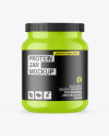 Glossy Protein Jar Mockup Glossy Protein Jar Mockup
