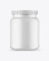 Matte Protein Jar Mockup