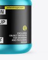 Matte Metallic Protein Jar Mockup Matte Metallic Protein Jar Mockup