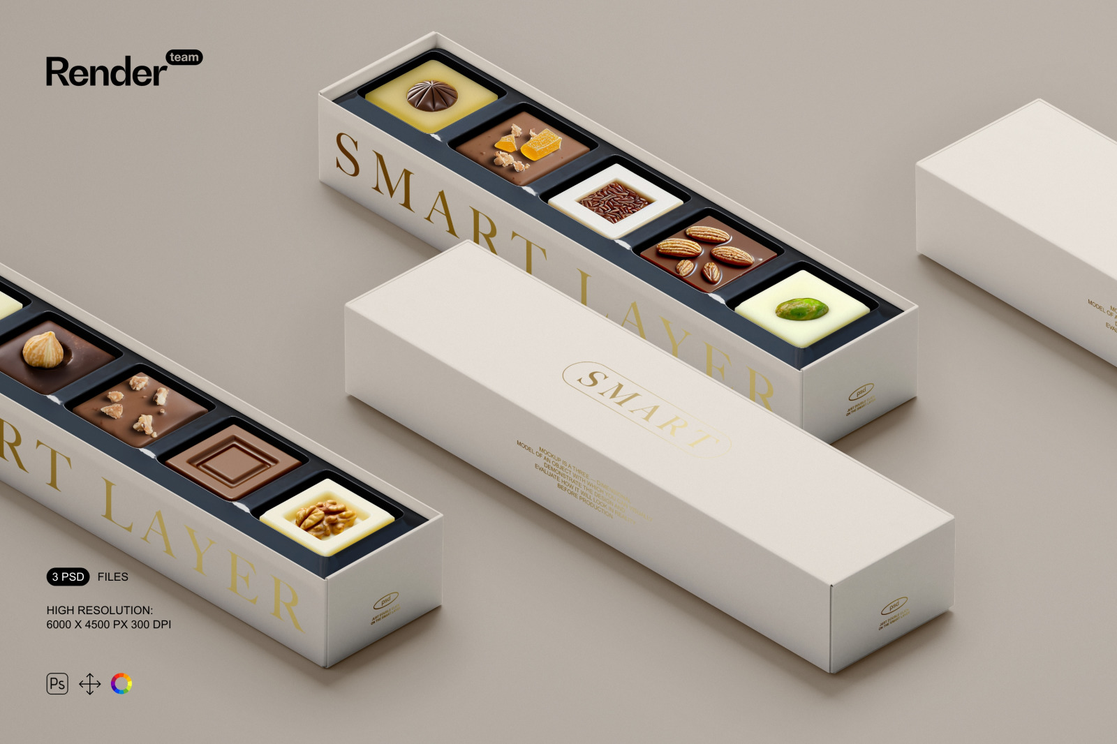 Chocolate Box Mockup