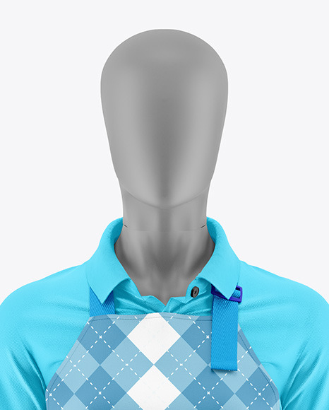 Apron w/ Mannequin Mockup - Front View Apron w/ Mannequin Mockup - Front View