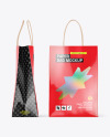 Glossy Paper Shopping Bag Mockup