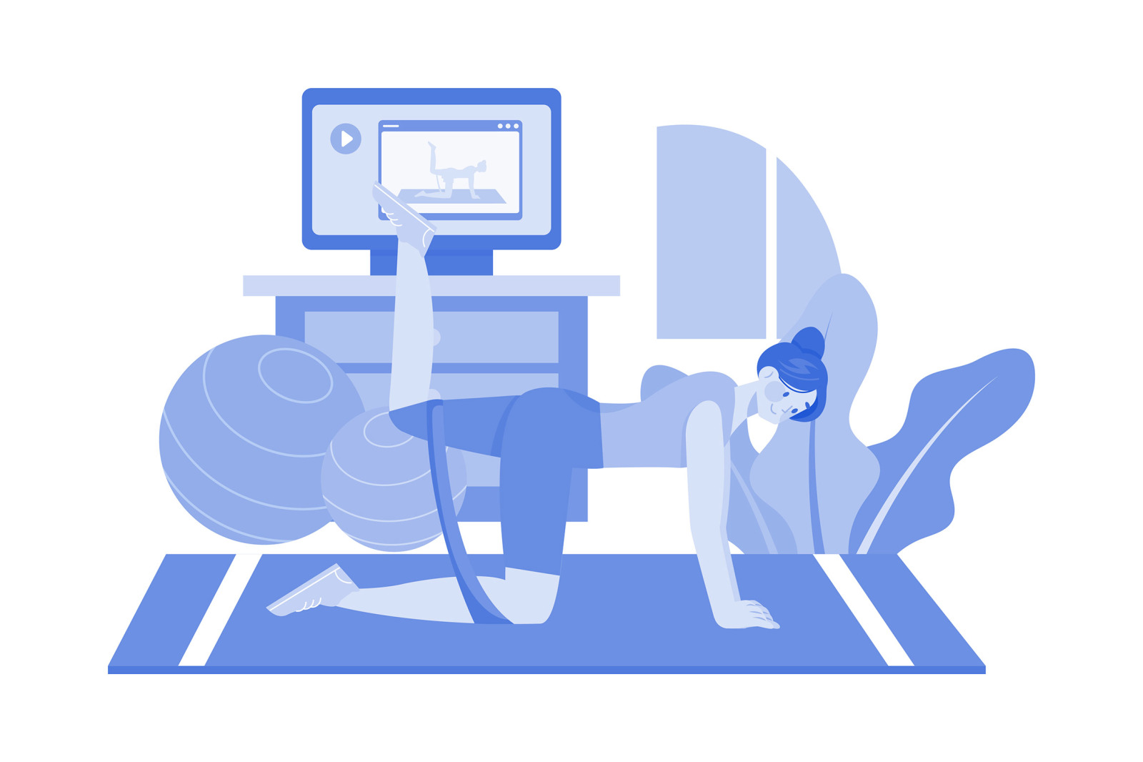 M636_Fitness Workout Illustration Pack M636_Fitness Workout Illustration Pack