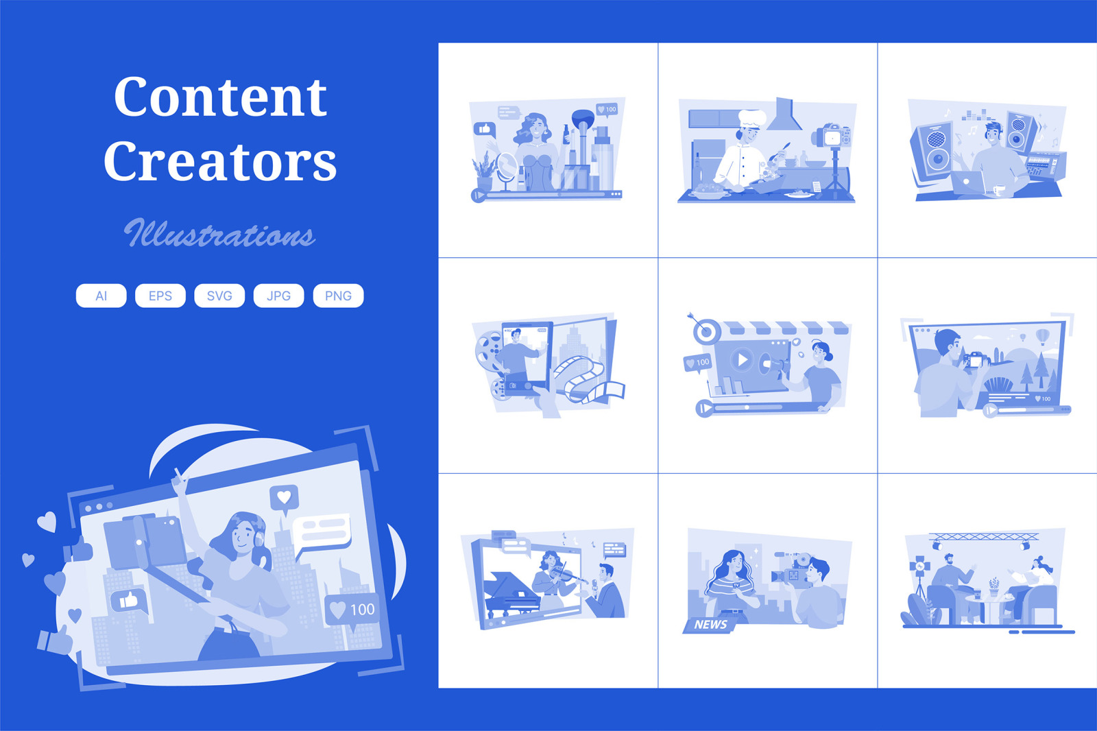 M630_Content Creator Illustration Pack 2 M630_Content Creator Illustration Pack 2