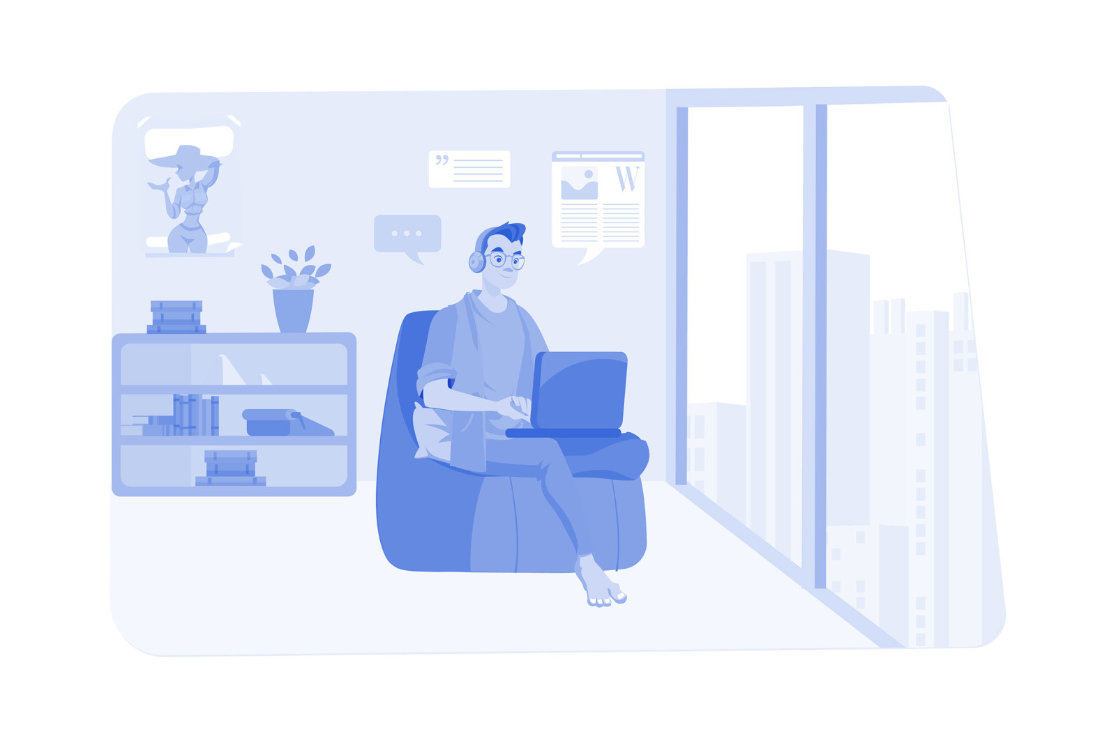 M631_Content Writing Illustration Pack M631_Content Writing Illustration Pack