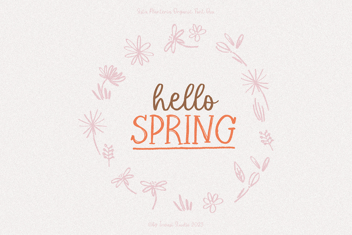 Sista Planteria - Organic Font Duo Sista Planteria - Organic Font Duo