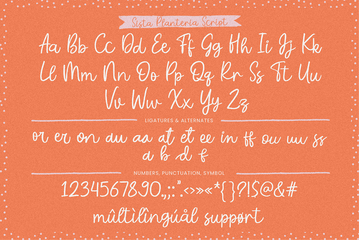 Sista Planteria - Organic Font Duo Sista Planteria - Organic Font Duo