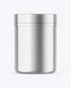 Metallic Protein Jar Mockup Metallic Protein Jar Mockup