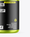 Metallic Protein Jar Mockup Metallic Protein Jar Mockup