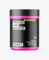 Matte Protein Jar Mockup