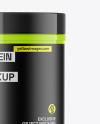 Glossy Protein Jar Mockup