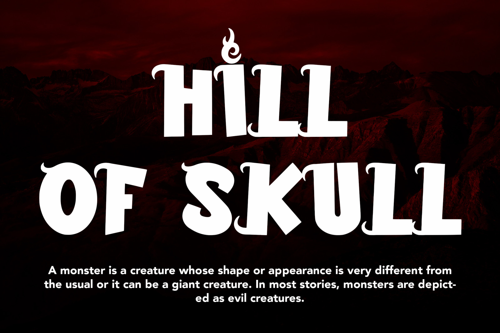 Hell Plants Font Hell Plants Font