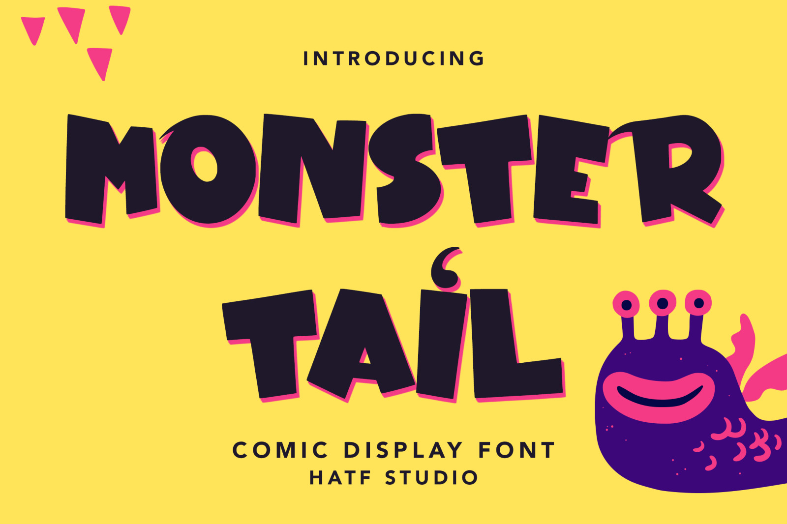 Monster Tail FOnt Monster Tail FOnt