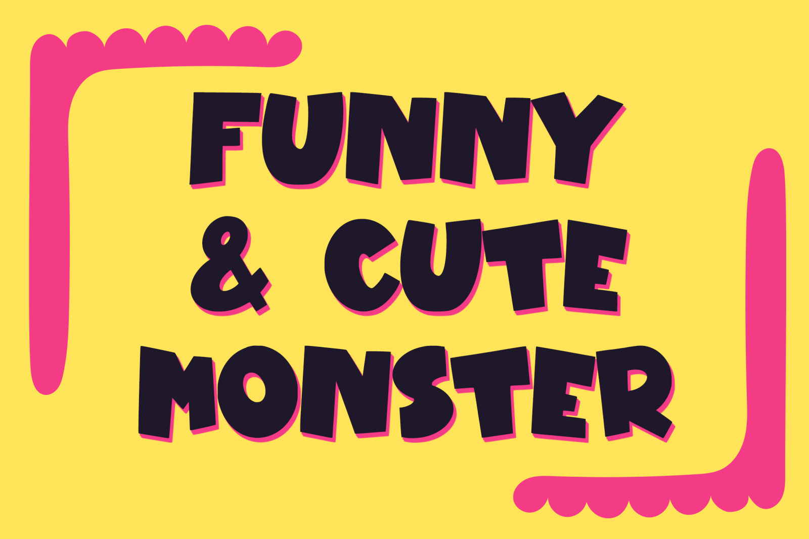Monster Tail FOnt Monster Tail FOnt