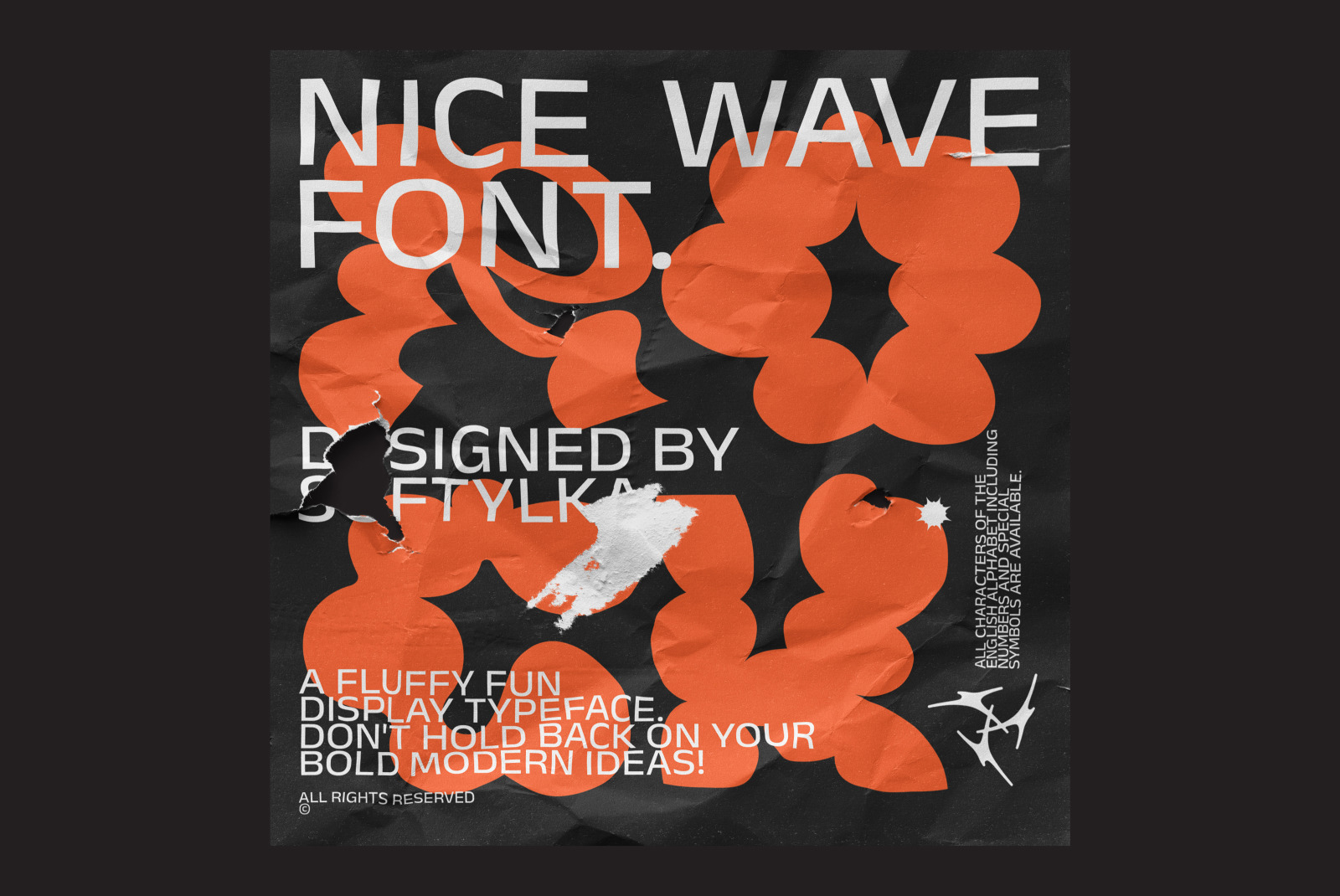 Nice Wave Font - fun display typeface