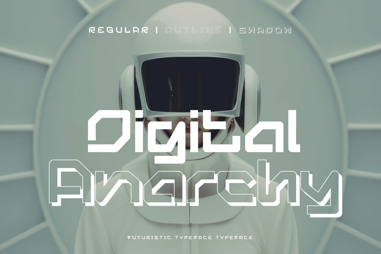 Digital Anarchy - Futuristic Font Digital Anarchy - Futuristic Font
