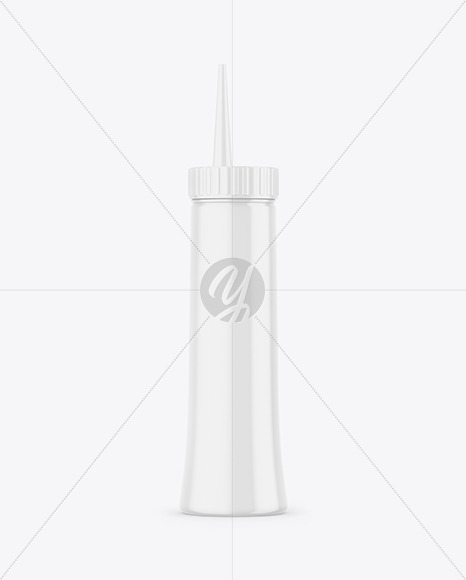 Glossy Applicator Bottle Mockup