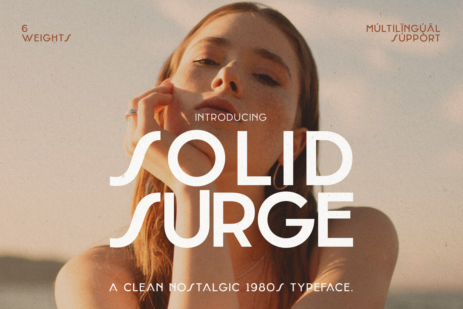 Solid Surge - Nostalgic 1980s Typeface