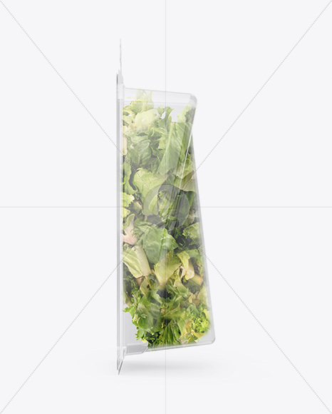 Transparent Container Mockup - Front & Side Views