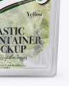 Transparent Container Mockup - Front &amp; Side Views