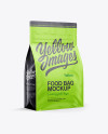 2oz Plastic Food Bag Mockup - Half Side View