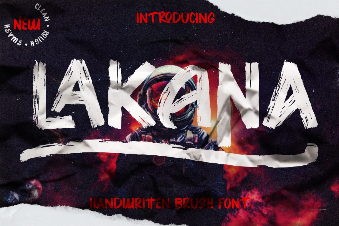 LAKANA BRUSH FONT