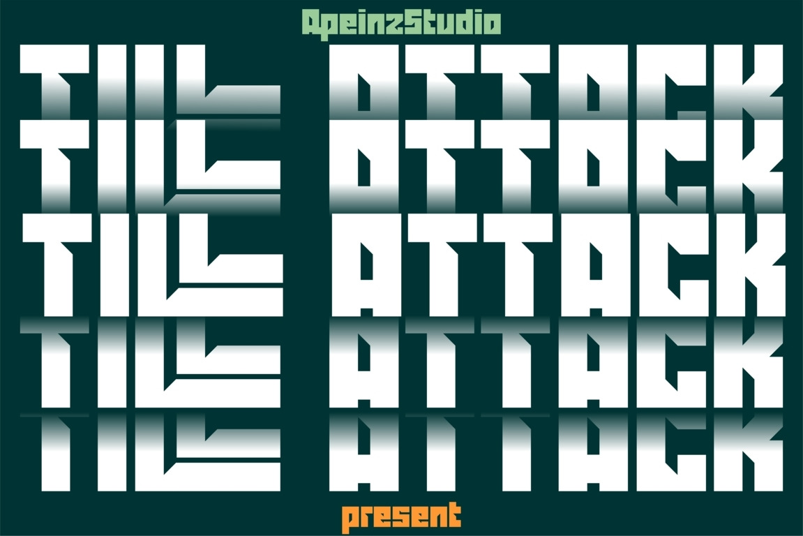 Till Attack Bold Display Font