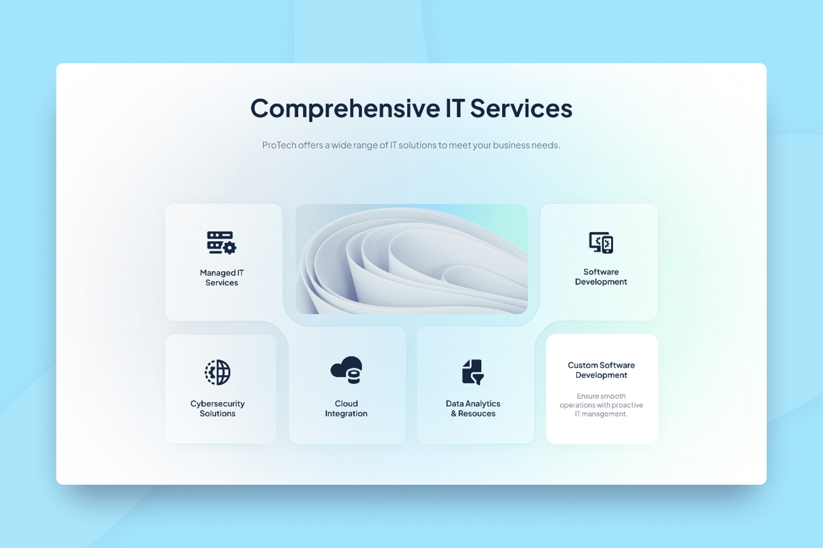 ProTech - IT Company Landing Page ProTech - IT Company Landing Page
