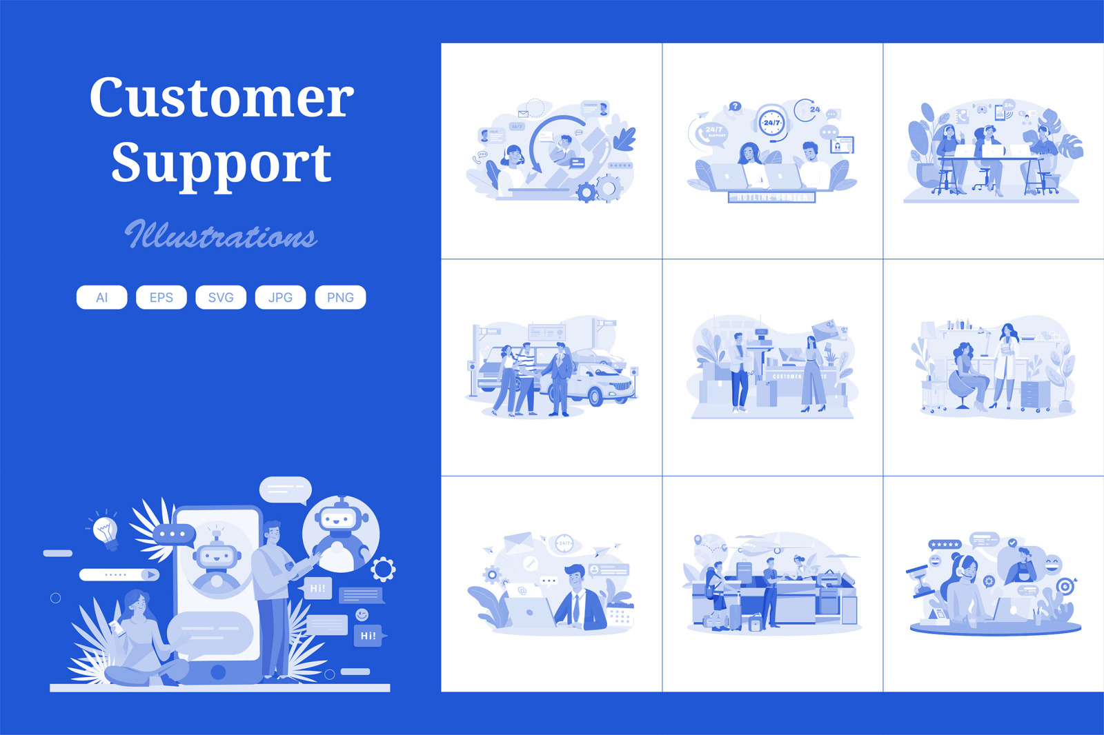 M628_Customer Support Illustration Pack 2