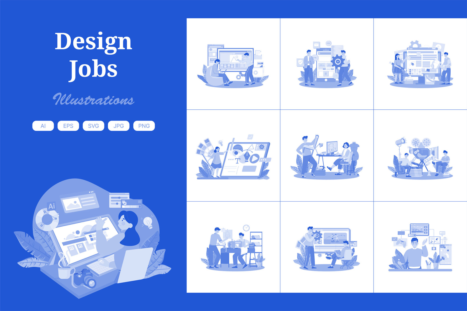 M626_Design Jobs Illustration Pack 1 M626_Design Jobs Illustration Pack 1