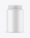 Matte Protein Jar Mockup