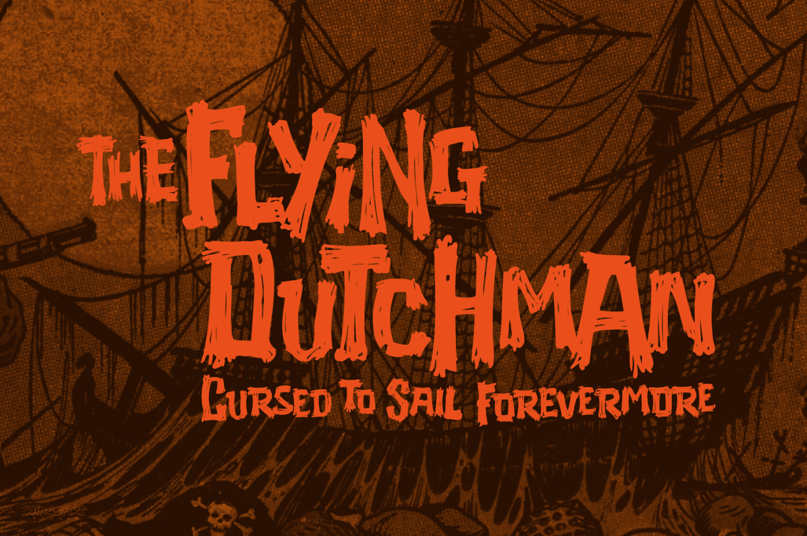 Hatchet Job - A Halloween Brush Font