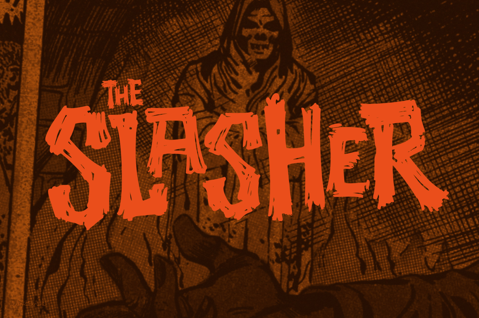 Hatchet Job - A Halloween Brush Font