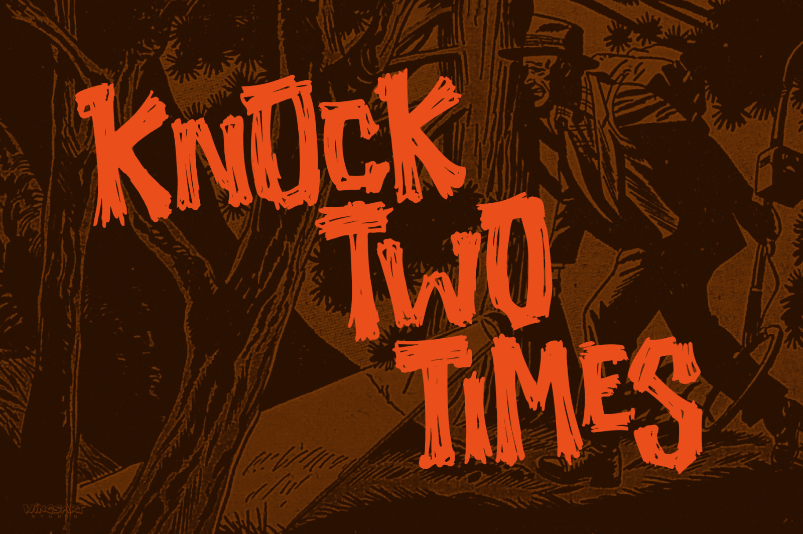 Hatchet Job - A Halloween Brush Font