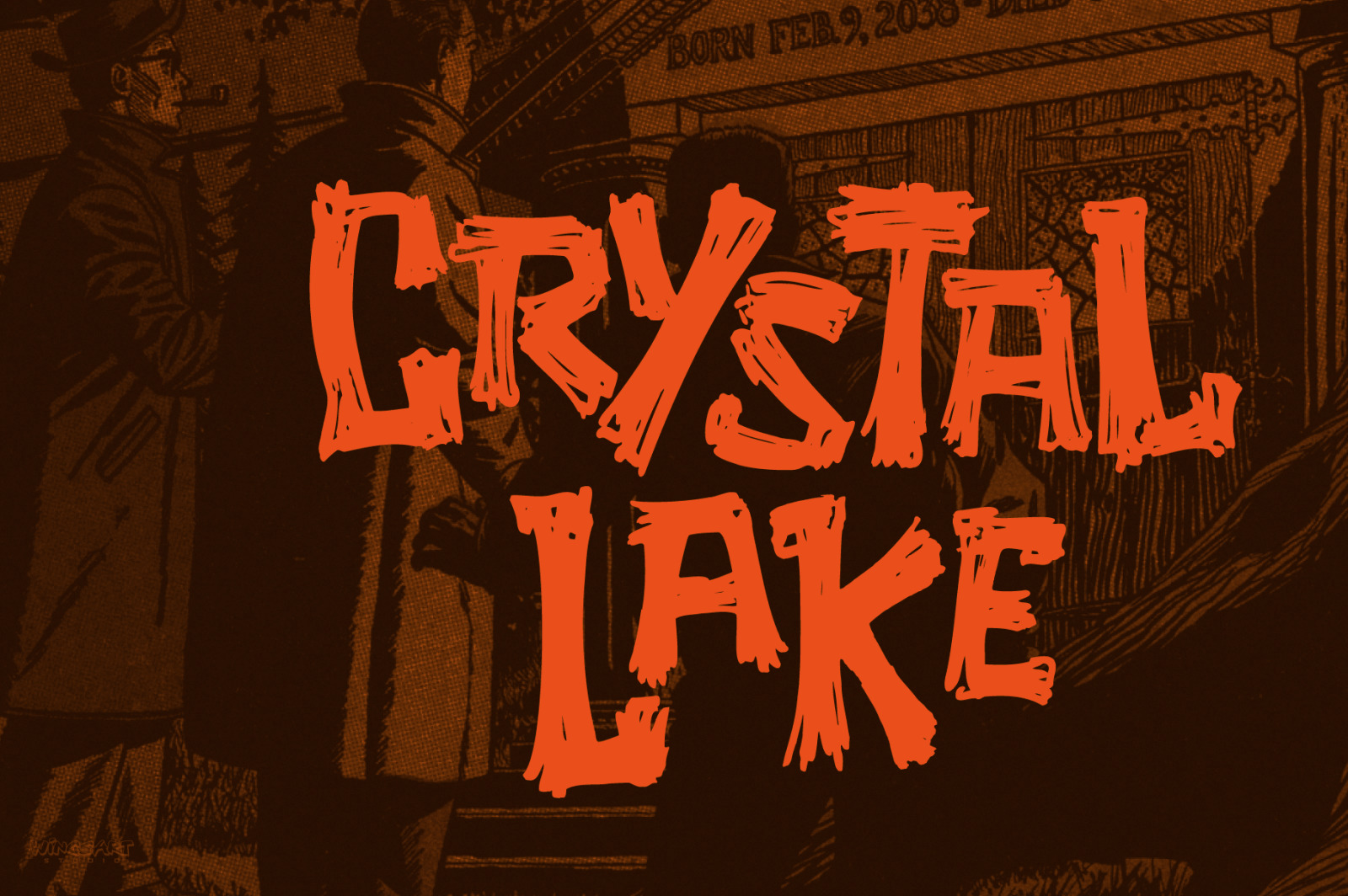 Hatchet Job - A Halloween Brush Font Hatchet Job - A Halloween Brush Font