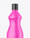 Matte Plastic Bottle Mockup