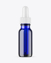 Blue Glass Dropper Bottle Mockup Blue Glass Dropper Bottle Mockup