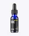 Blue Glass Dropper Bottle Mockup Blue Glass Dropper Bottle Mockup