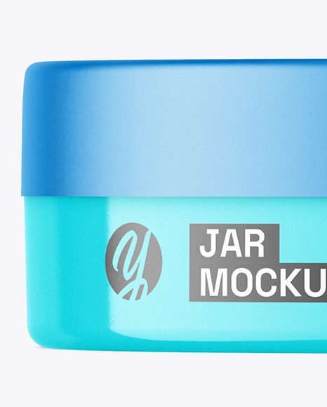 Glossy Jar Mockup