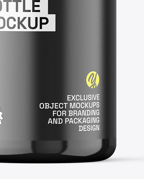 250ml Glossy Pump Bottle Mockup