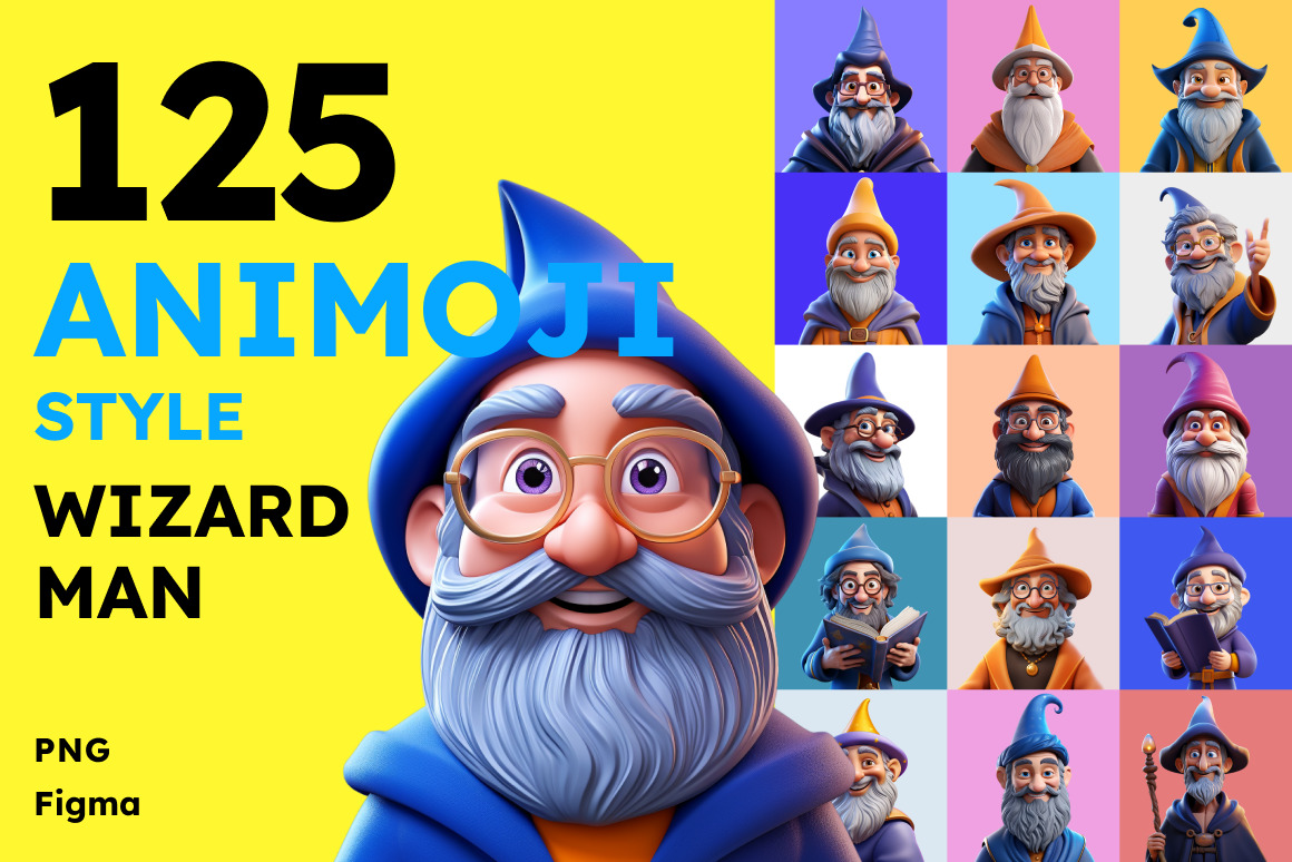 125 Animoji - Wizard Man 125 Animoji - Wizard Man