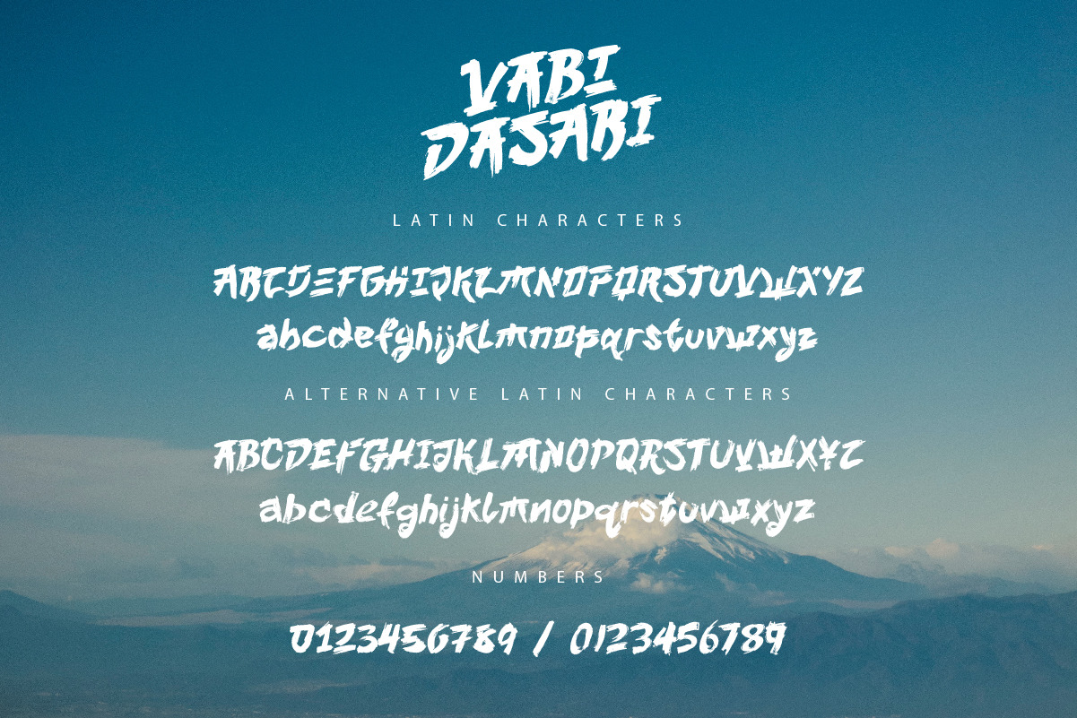 Vabi Dasabi Font Vabi Dasabi Font