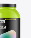 Glossy Protein Jar Mockup Glossy Protein Jar Mockup