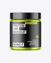 Metallic Protein Jar Mockup Metallic Protein Jar Mockup