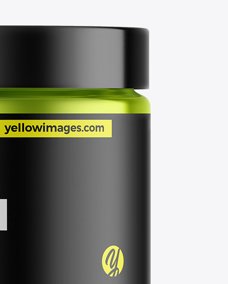 Metallic Protein Jar Mockup Metallic Protein Jar Mockup
