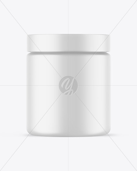 Matte Protein Jar Mockup