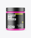 Matte Protein Jar Mockup