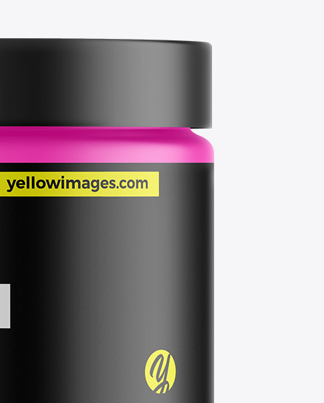 Matte Protein Jar Mockup