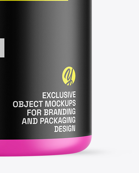 Matte Protein Jar Mockup